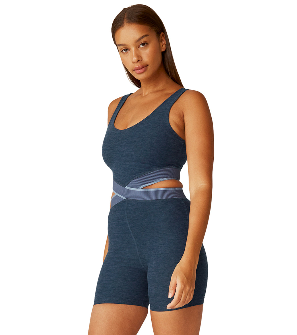 Beyond Yoga Spacedye In The Mix Biker Jumpsuit Nocturnal Navy